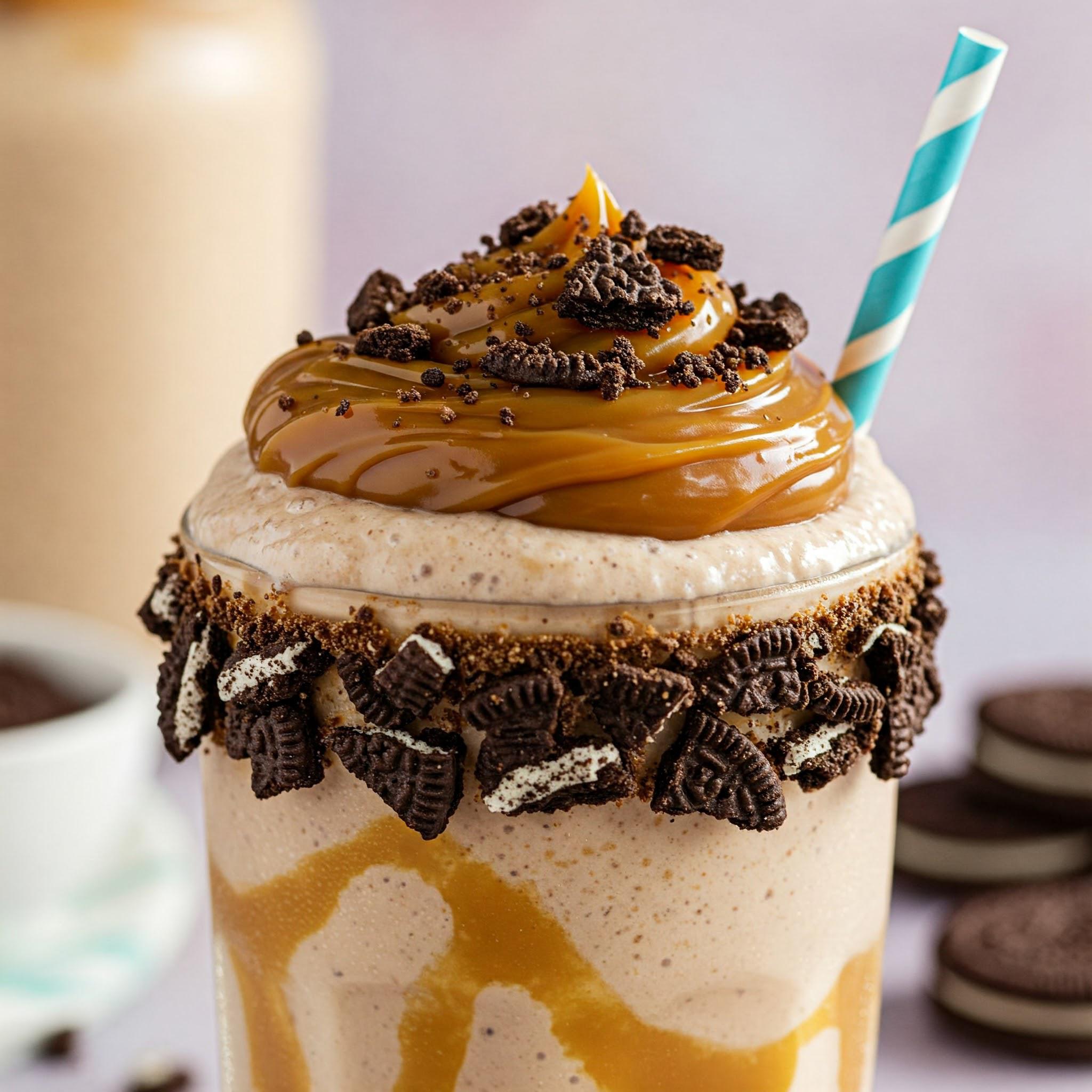 Imagen de Malteada de arequipe y galleta oreo